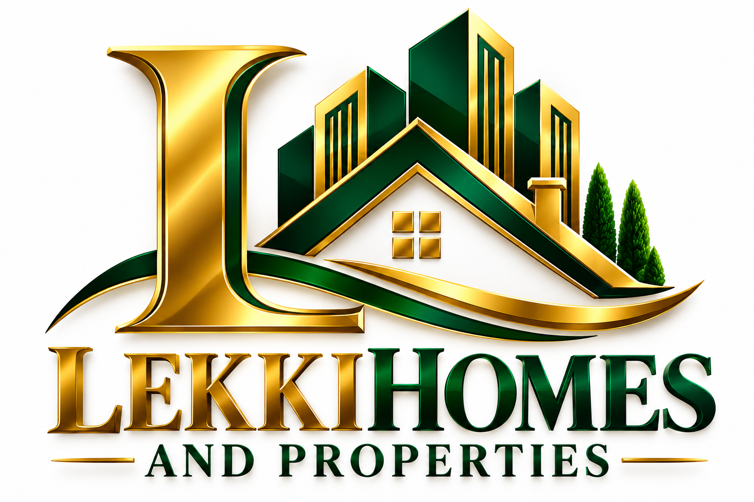 LEKKIHOMESANDPROPERTIES logo